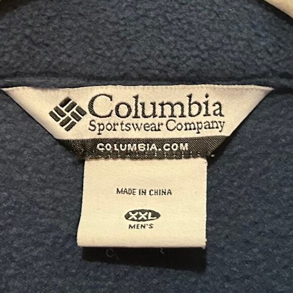 Columbia Sportswear Blue Fleece Vest XXL - Picture 4 of 8